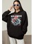 Stay In Balance Fish Yazılı Unisex Oversize Hoodie 3