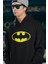 Dc Batman Logo Baskılı Unisex Oversize Hoodie 1