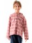 Mini Kids – Ethnic Kapşonlu Kırmızı/beyaz Renk, %100 Pamuk Triko, Düğmeli Çocuk Ceket 1