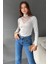 Yarım Balıkçı Yaka Tül Detaylı Bluz 1