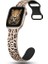 Apple Watch 10 42mm - 38/40/41mm Kordon Leopar Desen Yumuşak Silikon Kordon 2/3/4/5/6/se/7/8/9 2