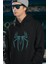 Örümcek Adam Logo Baskılı Unisex Oversize Hoodie 2