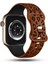 Apple Watch 10 42mm - 38/40/41mm Kordon Leopar Desen Yumuşak Silikon Kordon 2/3/4/5/6/se/7/8/9 3
