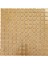 Mutfak Tezgah Arası ve İç Dekorasyonda Tüm Yüzeyler İçin 23 x 23 mm Soft Altın 30 x 30 cm Fileli Kristal Mozaik. ( 1 Kutu=11 File=1m2 Fiyatıdır ) 1