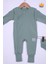 Babyhola 45CM Prematüre Serisi Pamuk Dıştan Dikişli Boydan Çıtçıtlı Tulum Bere Önlük Takım 22432 2