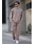Bej Basic Uzun Kollu Eşofman Takımı 5960 2