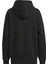 Lux Oversızed Hoodıe Siyah Kadın Sweatshirt 5