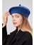 Kadın Kışlık Şık Fransız Ressam Düz Örgü Bere Şapka 2