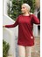 Yeni Stil Bordo Arma Detay Tunik 10020 1