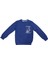 Erkek Çocuk Önü Arkası Youth First Yazı Resim Desenli Indigo Renk Sweatshirt 1