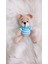 Sevimli Turkuaz Ayıcık Amigurumi Organik Oyuncak 1