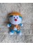 Şapkalı Kedi Doremon Amigurumi Organik Örgü Oyuncak 3
