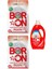 Boron Çamaşır Deterjanı Doğal Toz Temizlik Ürünü Beyazlar 2 Adet*4 kg Boron Renkliler Için Sıvı Temizlik Ürünü 1
