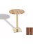 Tokyo Bistro Werzalit Masa Yuvarlak 70 cm (Gold) - Indiana Wood 1