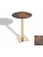 Tokyo Bistro Werzalit Masa Yuvarlak 70 cm (Gold) - Metalic Oxid 1 1