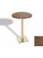 Tokyo Bistro Werzalit Masa Yuvarlak 70 cm (Gold) - Rustic Dark 1