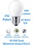 ACK 5W Top Ampul Beyaz Işık E27 Duylu Avize Ampulü 490 Lümen Küçük Ampul 1