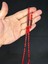 mermi Kesim Kırmızı Renk Plastik Tesbih 6 adet Set T-478-6 2