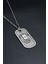BTS Army Künye Gümüş Kaplama Unisex Düz Zincir Kolye kod 824 1