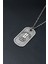BTS Army Künye Gümüş Kaplama Unisex Düz Zincir Kolye kod 824 3