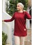 Yeni Stil Bordo Arma Detay Tunik 10020 1