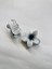 Tekli Gri Renk 6 cm Lotus Çiçeği Mandal Toka 2
