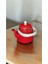 Emaye Kahve Demlik Suluk Kettle Nostalji Çaydanlık Kırmızı Vintage Nostalji 1litre 2