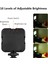 Mini LED Video Işığı Fotoğraf Doldurma Lambası 6500K Kısılabilir 5W Soğuk Ayakkabı Montaj Adaptörü 5