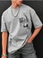 Erkek Slowly Baskılı Oversize T-Shirt 1