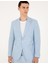 Erkek Açık Mavi Ex. Slim Fit %100 Keten Takım Elbise 50288869-VR003 3