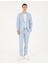 Erkek Açık Mavi Ex. Slim Fit %100 Keten Takım Elbise 50288869-VR003 4