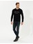 Erkek Lacivert Slim Fit Bisiklet Yaka Triko Kazak 50259091-VR033 3
