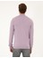 Erkek Lila Melanj Slim Fit Yarım Balıkçı Yaka Basic Triko Kazak 50296548-VR231 5
