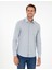 Erkek Indigo Slim Fit Uzun Kollu Gömlek 50297468-VR028 1