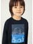 04-09 Yaş Erkek Çocuk Siyah - Mavi Renk Blue Black Uzun Kol Sweat 1