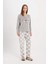 Fall in Love Looney Tunes Pijama Takım Welsoft Pelüş Bisiklet Yaka Uzun Kollu Üst Desenli Alt C5482AX24AU 1