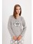 Fall in Love Looney Tunes Pijama Takım Welsoft Pelüş Bisiklet Yaka Uzun Kollu Üst Desenli Alt C5482AX24AU 5