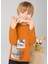 04-09 Yaş Erkek Çocuk Tarçın Renk Carrot Uzun Kol T-Shırt 1