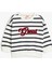 Sweatshirt Slogan Baskı Detaylı Uzun Kollu Bisiklet Yaka Şardonlu Pamuklu 1