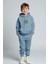 Platon Açık Mavi Baskılı Pamuklu Erkek Çocuk Sweatshirt 2