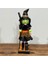 Halloween Cadı Şeklinde Ahşap Fındıkkıran Nutcracker Dekor Süs 26X7 cm 3