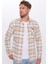 Erkek Slim Fit Dar Kesim Oduncu Tek Cep Kareli Kışlık Gömlek 1