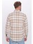 Erkek Slim Fit Dar Kesim Oduncu Tek Cep Kareli Kışlık Gömlek 5