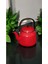 Emaye Kahve Bitki Demlik Nostalji Kırmızı Çaydanlık Çinko Suluk Kettle 2.5 Lt Vintage 1