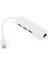 DK-AC-U31X3GLWP USB Type-C To RJ45 Gigabit Ethernet ve 3xusb 3.0 Hub Çoklayıcı Adaptör (Beyaz) 1