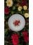 6 Lı Set Emaye Muhallebi Tabak 24 cm Desenli Yemek Kahvaltı Tabak Desenli Salata Cips Tabak Kase 1