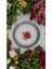Emaye Muhallebi Yemek Kahvaltı Tabak Desenli Çukur Tabak, Salata Cips Tabak 3 Lü Set 20-22-24 cm 1