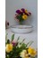 Emaye Muhallebi Yemek Kahvaltı Tabak Desenli Çukur Tabak, Salata Cips Tabak 3 Lü Set 20-22-24 cm 4
