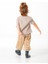 Mini Kids – Brown Flowers Çok Renkli, %100 Pamuk, Paçaları Lastikli Çocuk Balon Pantolon 4