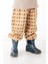 Mini Kids – Brown Flowers Çok Renkli, %100 Pamuk, Paçaları Lastikli Çocuk Balon Pantolon 2